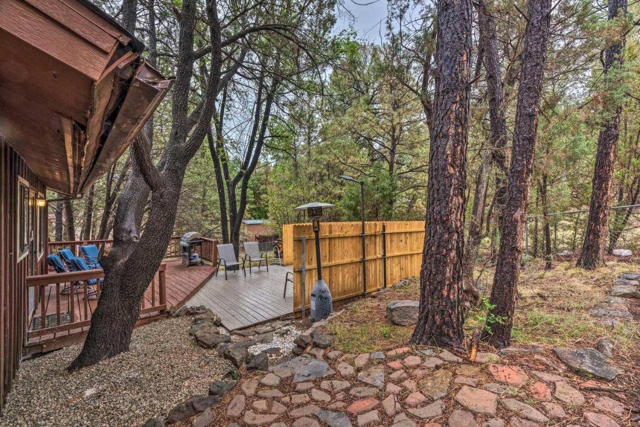 Rustic Ruidoso Cabin With Large Deck And Grill! Экстерьер фото