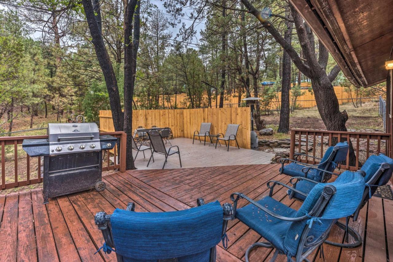 Rustic Ruidoso Cabin With Large Deck And Grill! Экстерьер фото